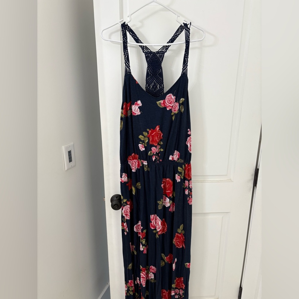 Maurices Navy Floral Dress